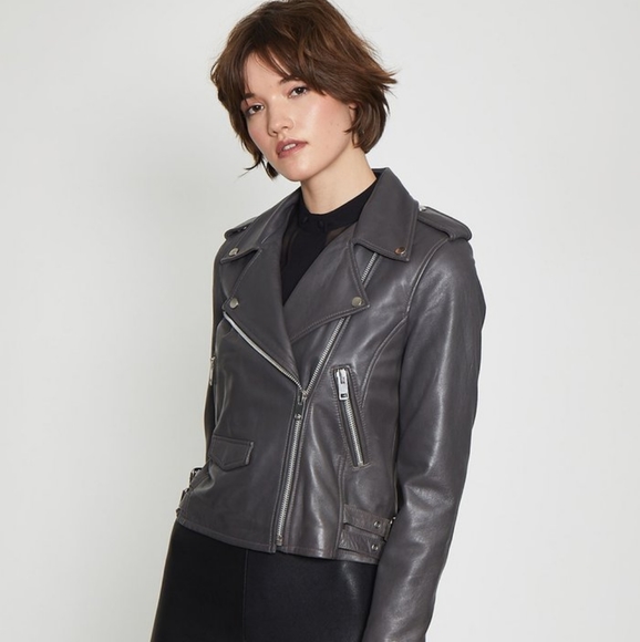 Walter Baker Lamb Leather Jacket Only Worn Once - Picture 8 of 11